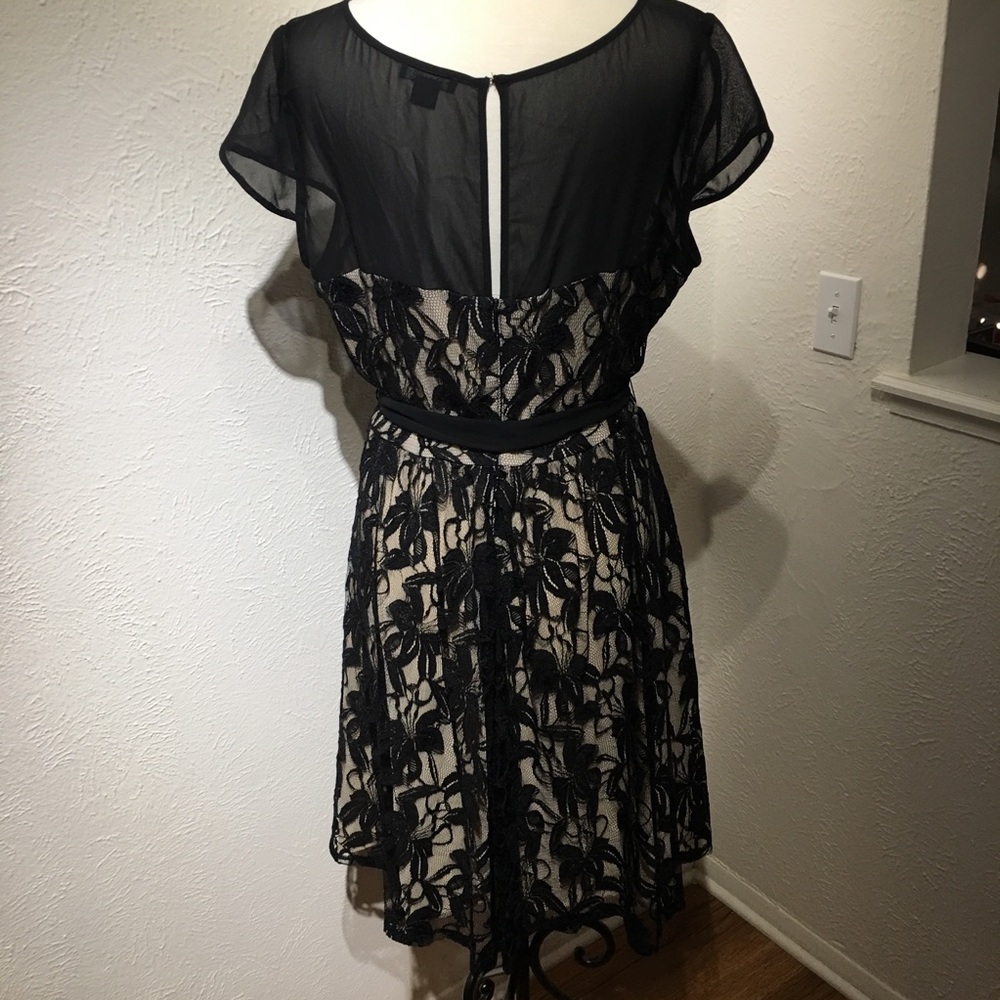 Illusion Lace Dress - Picture 2 of 4